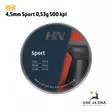 4,5mm H&N Sport 0,53g 500 kpl ilmakivääriluoti - 4,5 mm ilmakivääriluodit - 4047058002354 - 2