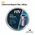5,5mm H&N Crow Magnum 1,18g 200 kpl - Yleiskuva - 5,5 mm luodit - 4047058002064 - 6