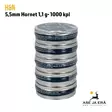 5,5mm H&N Hornet 1000 kpl - 5 rasiaa pinossa - 5,5 mm luodit - 4047058018454 - 13