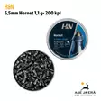 5,5mm H&N Hornet 200 kpl - Rasia avoinna - 5,5 mm luodit - 4047058018454 - 9