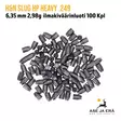 6,35mm H&N Slug HP Heavy 2,98g ilmakiväärinluoti luodit - 6,35 mm luodit - 4047058022734 - 3