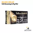7,65 Browning Sellier& Bellot 4,75g FMJ patruuna 50 kpl - Muut pistoolinpatruunat - 8590690310234 - 9