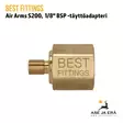 Best Fittings Air Arms S200 1/8" BSP täyttöadapteri - Sivukuva - Adapterit ja liitäntäsarjat - 03A1MF04 - 3
