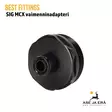 Best Fittings SIG MCX vaimenninadapteri 1/2"x20UNF kierteellä - Etuviistosta kierteensuoja paikoillaan - Äänenvaimentimet ja suujarrut - 10B3AL04 - 3