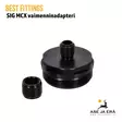 Best Fittings SIG MCX vaimenninadapteri 1/2"x20UNF kierteellä - Kierteensuoja irroitettu - Äänenvaimentimet ja suujarrut - 10B3AL04 - 2