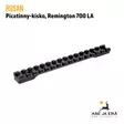 Rusan Picatinny-kisko Remington 700 LA - Yläviistosta takaa - Kiskot, kiilat, palat ja muut jalustat - 3856026412474 - 5