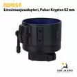 Rusan Q-R linssinsuojusadapteri Pulsar pimeänäkölaitteen kiinnitämiseen - Adapterit ja tarvikkeet - 3856026433974 - 9