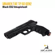 Umarex T4E TP 50 Gen2 Black CO2 ilmapistooli yläviistosta - T4E Defence kuula-aseet - 4000844868954 - 9