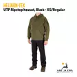 Helikon-Tex UTP PolyCotton Stretch Ripstop housut, Black - XS/Regular - housut mallin päällä kokovartalokuva - Housut - 5902688980924 - 11