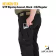 Helikon-Tex UTP PolyCotton Stretch Ripstop housut, Black - XS/Regular - etuviistosta - Housut - 5902688980924 - 4