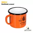 Roselli Muki, oranssi takaviistosta - Lautaset ja ruokailuvälineet - 6430056852454 - 11