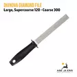Dianova Diamond File Large Supercoarse/Coarse - takaviistosta - Teroittimet - 7350078730334 - 3