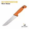 EKA teurastusveitsi WB oranssi, 18cm - yleiskuva yläviistosta - Lihaveitset - 7391537300804 - 8