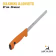 EKA kinkku- ja lohiveitsi 27cm, oranssi - lähikuva kahvasta - Filetit - 7391537301504 - 4