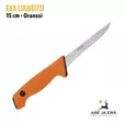 EKA luuveitsi 15 cm oranssi - sivulta - Avaus- ja nylkyveitset - 7391537302204 - 1