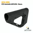 Hera Arms CCS takatukki - Musta, etuviistosta oikealta - AR osat - 797035683864 - 5