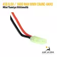ASG 9,6 V 1600 mAh NiMH Crane-akku - Airsoft-akut ja laturit - 5707843081924 - 3