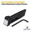 ASG CZ Shadow 2 CO2 Blowback 4,5mm ilmapistoolin varalipas 18 kuulaa - pohjasta, mukana avain - ASG Lippaat - 5707843081504 - 10