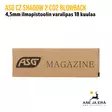ASG CZ Shadow 2 CO2 Blowback 4,5mm ilmapistoolin varalipas 18 kuulaa - myyntipakkauksen kansi - ASG Lippaat - 5707843081504 - 11
