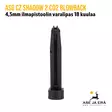 ASG CZ Shadow 2 CO2 Blowback 4,5mm ilmapistoolin varalipas 18 kuulaa - edestä - ASG Lippaat - 5707843081504 - 9