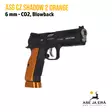 ASG CZ Shadow 2 Orange Special Edition blowback CO2 Airsoft pistooli - Pistoolit ja -revolverit - 5707843091824 - 5