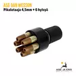 ASG Dan Wesson pikalataaja 4,5mm + 6 hylsyä - etuviistosta kaikki hylsyt paikallaan - ASG Lippaat - 5707843035484 - 5