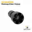 ASG Dan Wesson pikalataaja 4,5mm + 6 hylsyä - etuviistosta ilman hylsyjä - ASG Lippaat - 5707843035484 - 6