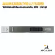 Avalon Carbon Tyro 4.2 Feather 600 nuoli luonnonsulalla, 36 kpl - myyntipakkaus logo näkyy - Hiilikuitunuolet - 6426004868844 - 4