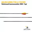 Avalon Carbon Tyro 4.2 Feather 1300 nuoli luonnonsulalla, 1 kpl - nuolen osat - Hiilikuitunuolet - 6426004868844 - 45