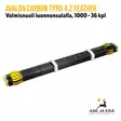 Avalon Carbon Tyro 4.2 Feather 1000 nuoli luonnonsulalla, 36 kpl - nuolinippu etuviistosta - Hiilikuitunuolet - 6426004868844 - 30