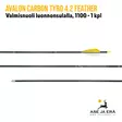 Avalon Carbon Tyro 4.2 Feather 1100 nuoli luonnonsulalla, 1 kpl - nuolen osat - Hiilikuitunuolet - 6426004868844 - 39