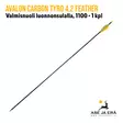Avalon Carbon Tyro 4.2 Feather 1100 nuoli luonnonsulalla, 1 kpl - koko nuoli
- Hiilikuitunuolet - 6426004868844 - 40