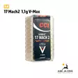 CCI 17 Mach2 1,1g V-MAX pienoiskiväärinpatruuna - 17HMR patruunat - 076683000484 - 6