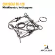 ConyBear TC-120 minkkiraudat hetitappava - viistosta - Hetitappavat raudat - 6430061580274 - 3