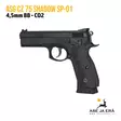 CZ SP-01 Shadow CO2 4,5 mm Ilmapistooli - vasemmalta takaviistosta - BB kuula ilmapistoolit - 5707843056014 - 2