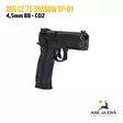 CZ SP-01 Shadow CO2 4,5 mm Ilmapistooli - oikealta edestä - BB kuula ilmapistoolit - 5707843056014 - 9