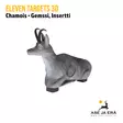 Eleven Targets 3D-taulu Gemssi sarvilla ja vaihtoinsertillä - 3D-eläintaulut - ELVaE44 - 5