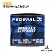 Federal Shorty 12/44,5 28g SLUG Haulikonpatruuna - Täyteiset - 604544651454 - 4