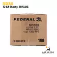 Federal Shorty 12/44,5 28g SLUG Haulikonpatruuna - Täyteiset - 604544651454 - 7