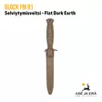 Glock FM 81 selviytymisveitsi sahaterällä, Flat Dark Earth - veitsi tupessa - Puukot - 513024 - 5