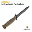Glock FM 81 selviytymisveitsi sahaterällä, Flat Dark Earth - oikealta takaviistosta - Puukot - 513024 - 3