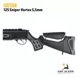 Hatsan 125 Sniper Vortex 5,5mm vipuviritteinen ilmakivääri - yksityiskohta poskipakasta - Vipuviritteiset ilmakiväärit - 067194 - 7