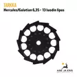 Hatsan Hercules/Galatian 6,35 13 luodin varalipas - Lipas suoraan edestä - Hatsan lippaat ja rullat - 068054 - 4