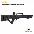 Hatsan Invader Auto 6,35 mm PCP Musta ilmakivääri - Takaviistosta - 6,35 mm PCP paineilmakiväärit - 067914 - 14