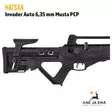 Hatsan Invader Auto 6,35 mm PCP Musta ilmakivääri - Yksityiskohta perä - 6,35 mm PCP paineilmakiväärit - 067914 - 11
