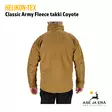Helikon-Tex Classic Army Fleece takki coyote takaa - Fleecetakit - 5902688057374 - 6
