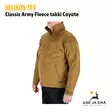 Helikon-Tex Classic Army Fleece takki coyote viistokuva - Fleecetakit - 5902688057374 - 8