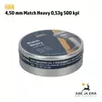 H&N Match Heavy 4,50 mm ilmakiväärin luoti 0,53 g - 4,5 mm ilmakivääriluodit - 4047058019284 - 5
