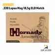 Hornady ELD Match .338 Lapua Mag 18,5g - Muut kaliiperit - 090255823004 - 1