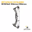 Hoyt Alpha AX-3 33 taljajousi RH 70# Mod3 Wilderness / Wilderness - yleiskuva sivusta - Metsästysjousi - 889374728464 - 1